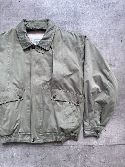 1980's Burberry Japan 5 Pocket Green Work Blouson