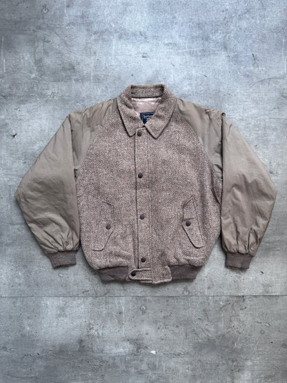 1980's Burberry Hybrid Tweed Work Blouson