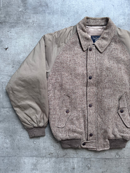1980's Burberry Hybrid Tweed Work Blouson