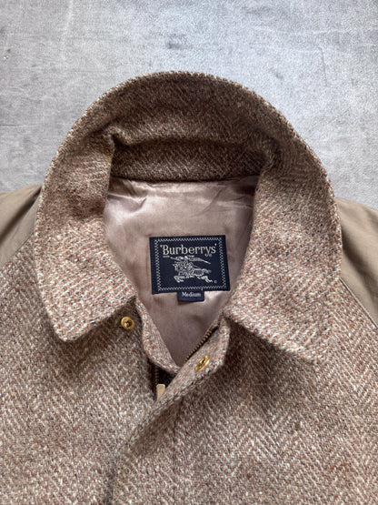 1980's Burberry Hybrid Tweed Work Blouson
