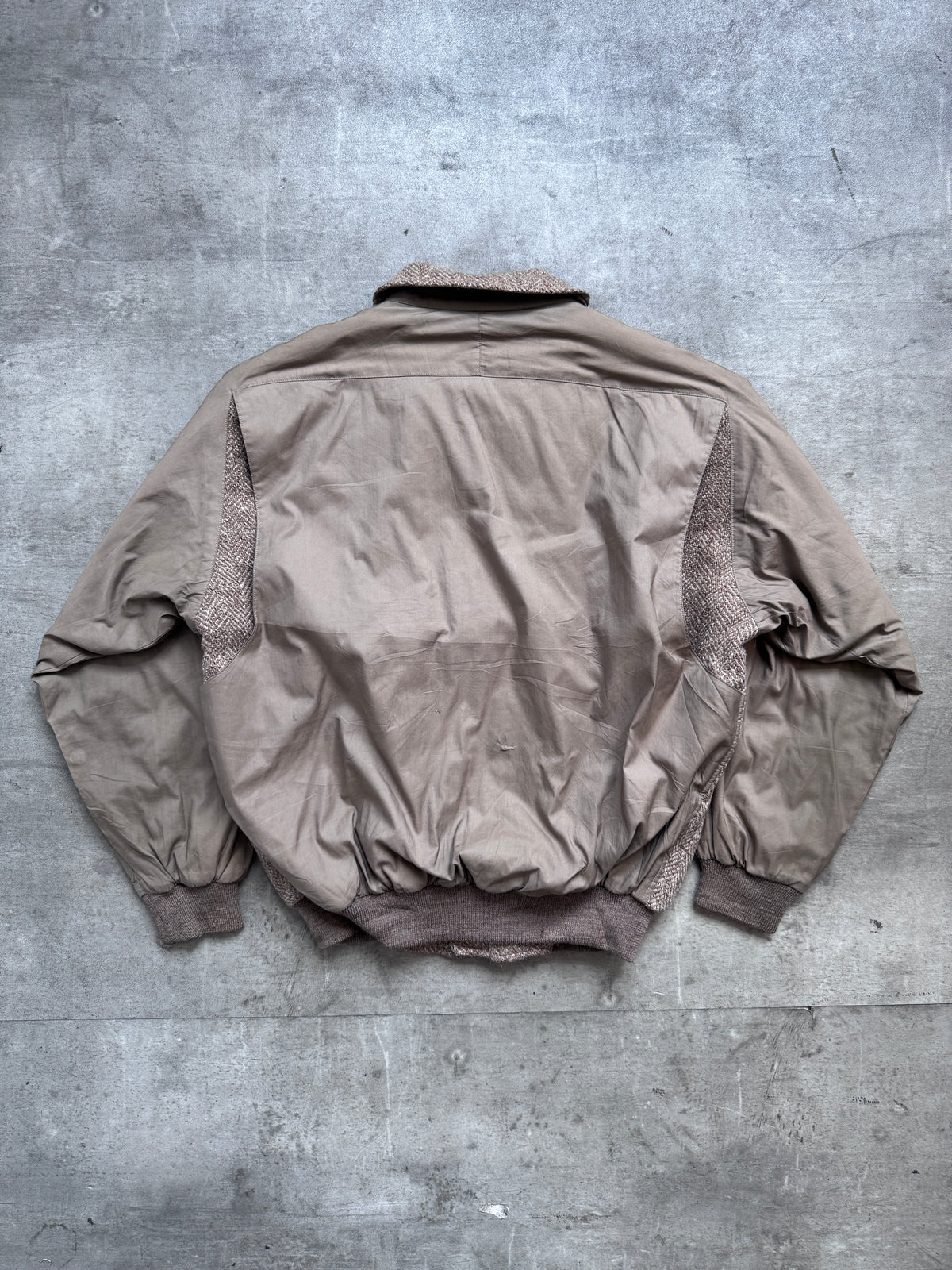 1980's Burberry Hybrid Tweed Work Blouson
