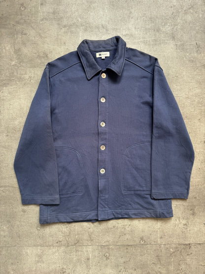 Issey Miyake Product Blue Jersey Cotton Cardigan