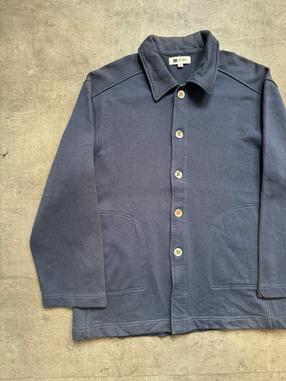 Issey Miyake Product Blue Jersey Cotton Cardigan
