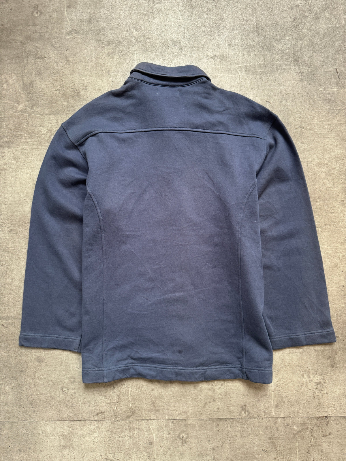 Issey Miyake Product Blue Jersey Cotton Cardigan