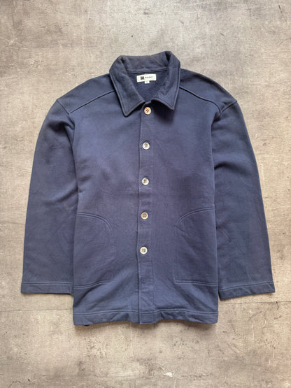 Issey Miyake Product Blue Jersey Cotton Cardigan