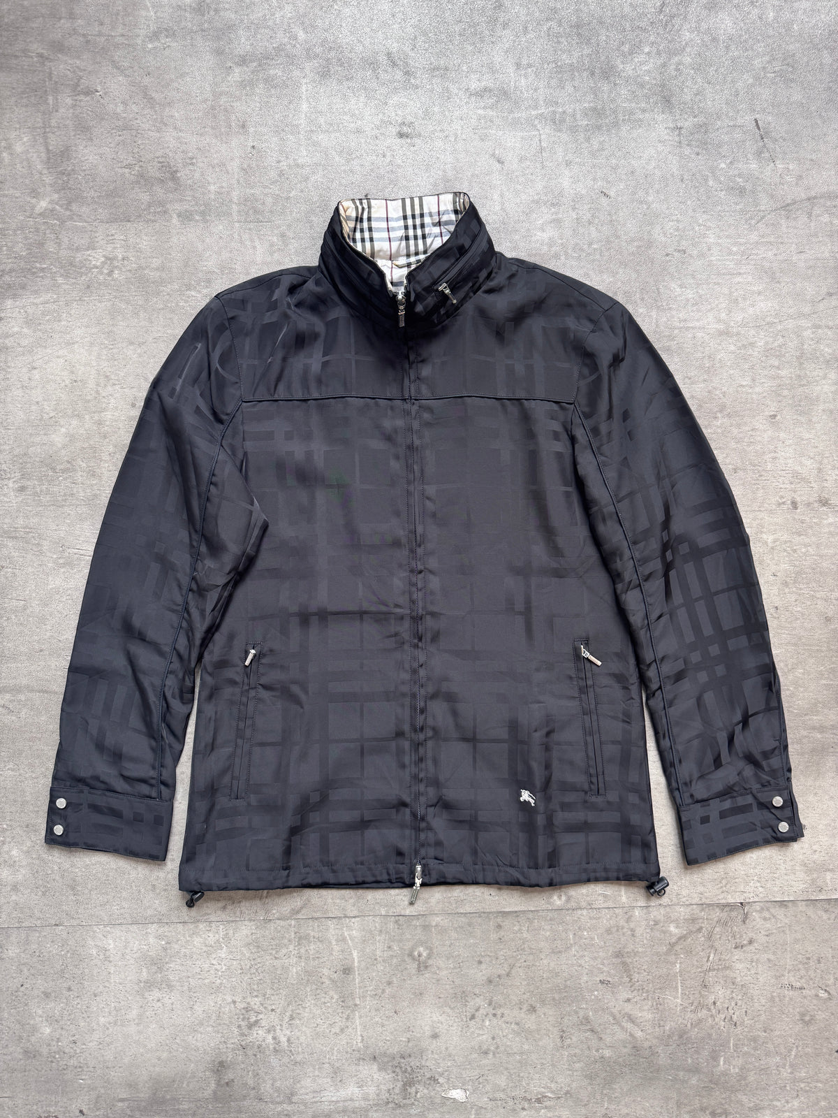 Burberry Black Label Iridescent Black Nova Tech Jacket