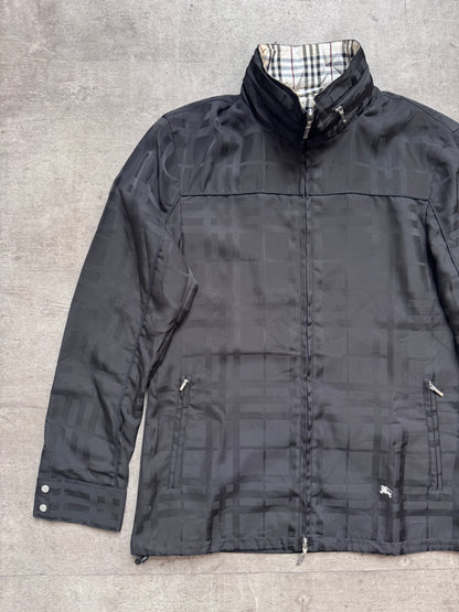 Burberry Black Label Iridescent Black Nova Tech Jacket