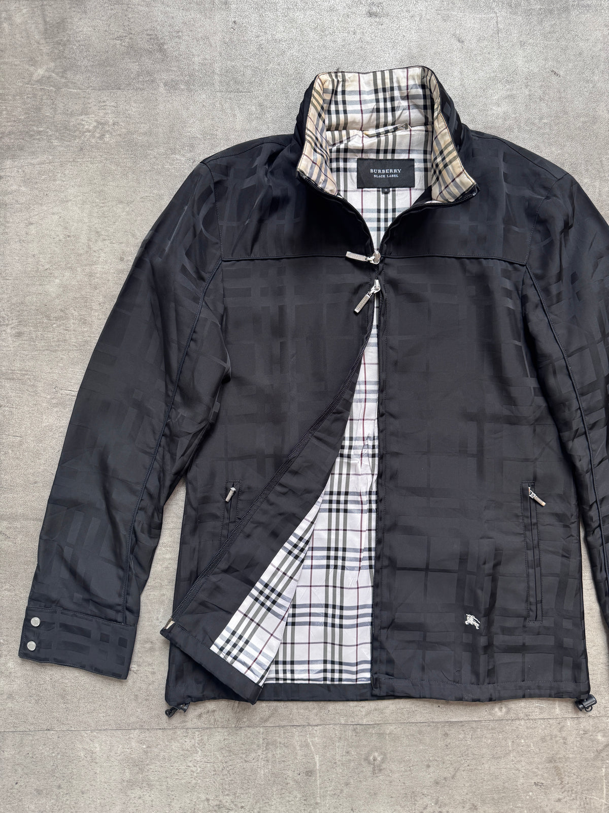 Burberry Black Label Iridescent Black Nova Tech Jacket