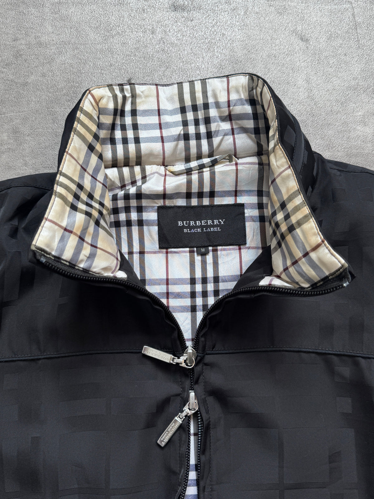 Burberry Black Label Iridescent Black Nova Tech Jacket