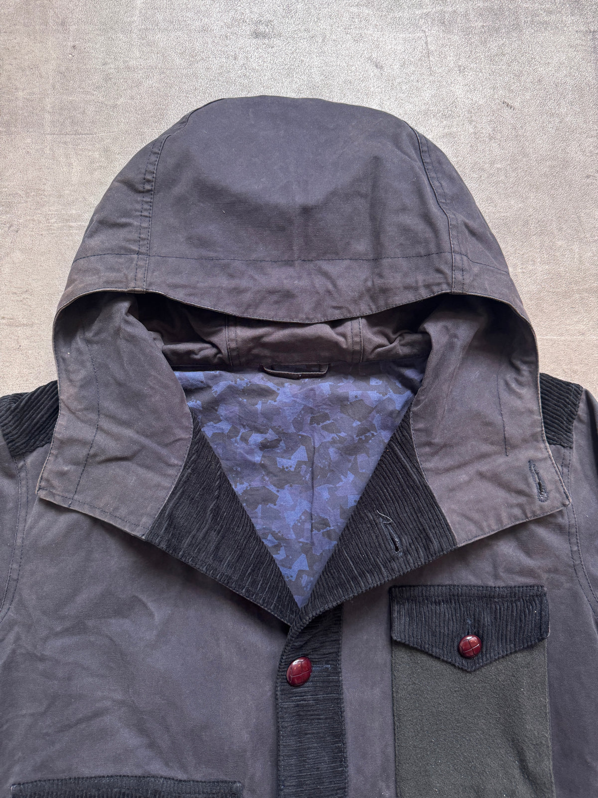 2000's Maharishi Waxed Cotton Hybrid Field Jacket