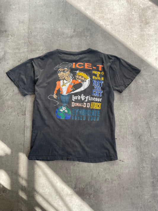 1990 Single Stitch Ice-T OG Syndicate World Tour Tee