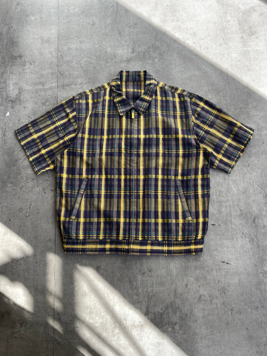 Yves Saint Laurent Plaid S/S Jacket (ID511). FA: 276