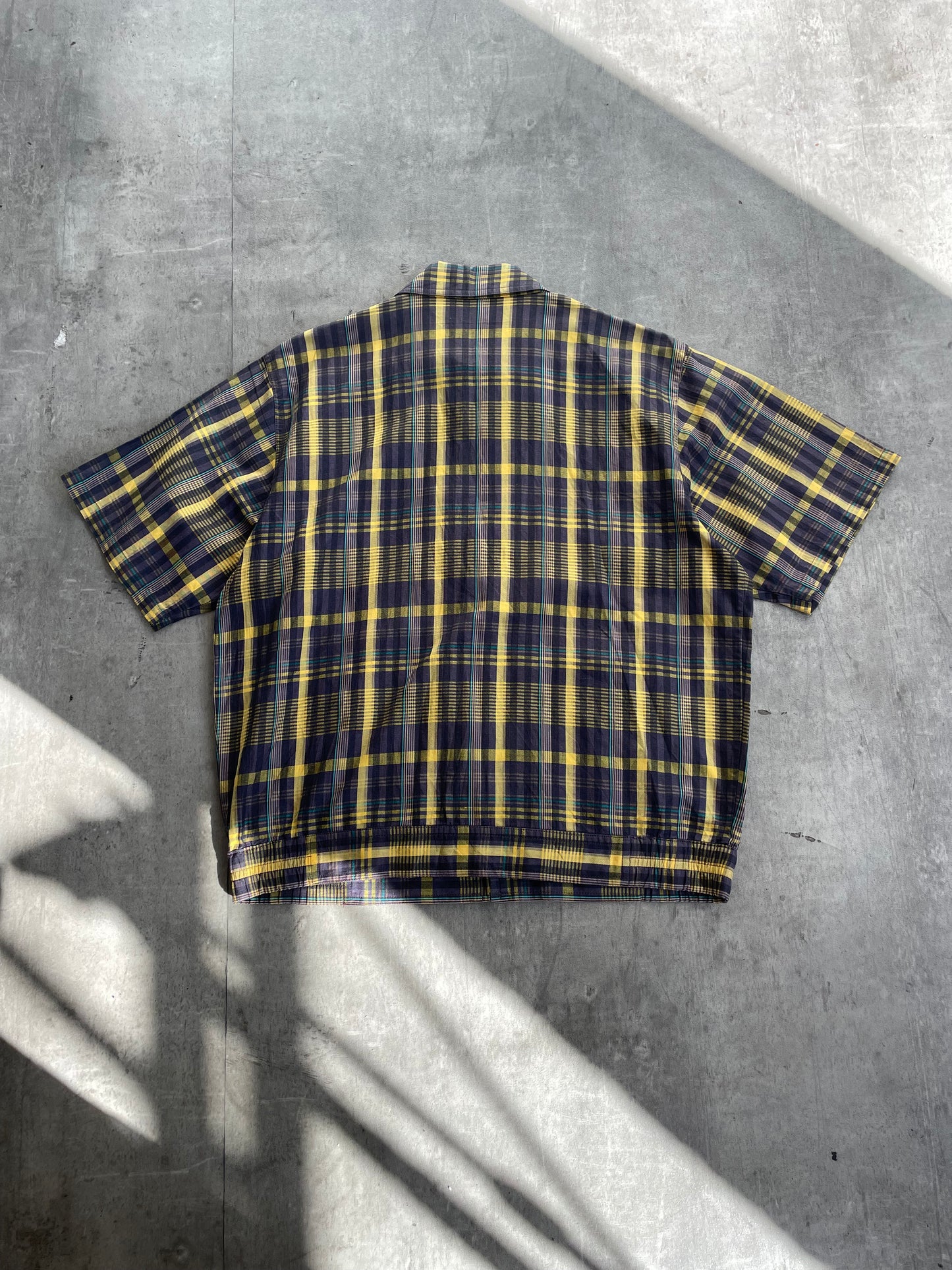 Yves Saint Laurent Plaid S/S Jacket (ID511). FA: 276
