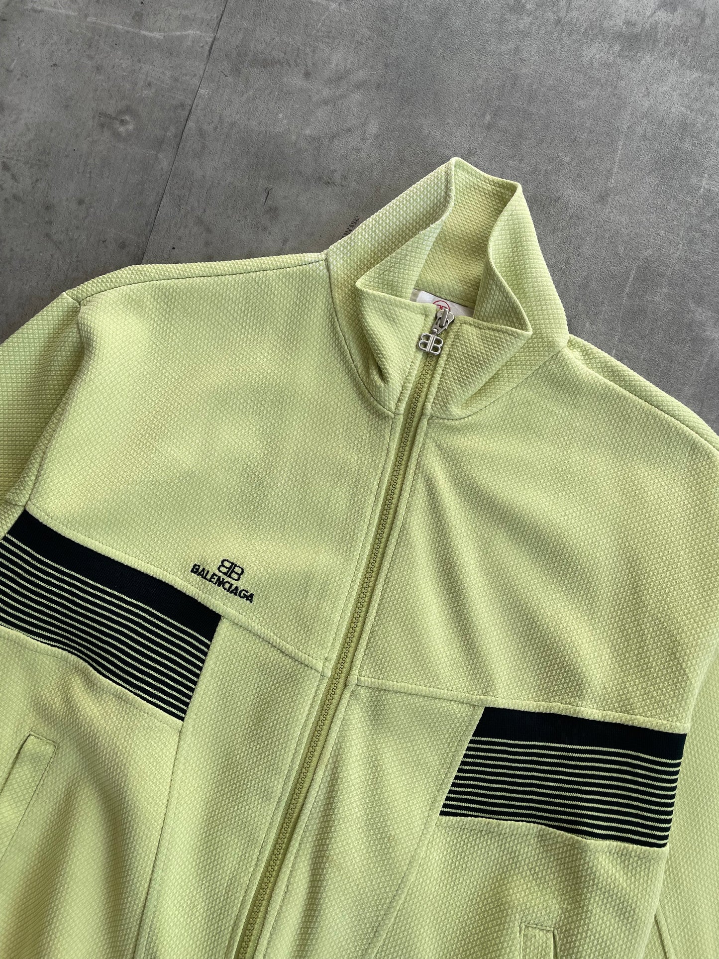 Balenciaga Paris Waffle Track Jacket (HT963). FA: 276