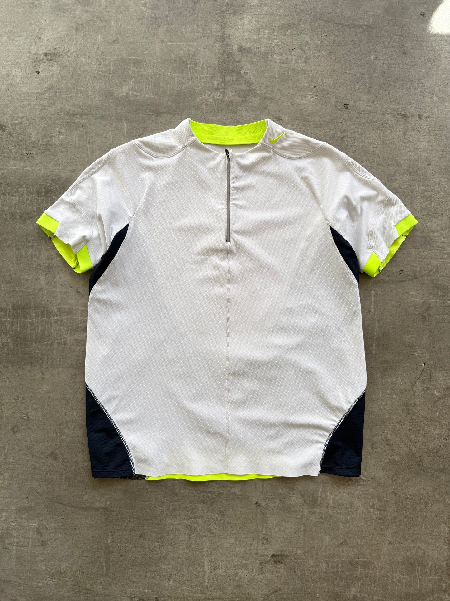 2006 Nike Sphere Tony Spackman Contrast Green Structured Top