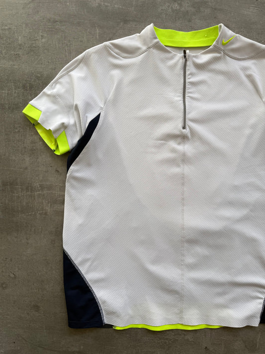 2006 Nike Sphere Tony Spackman Contrast Green Structured Top
