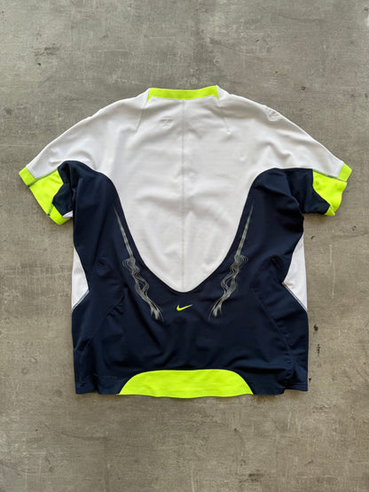 2006 Nike Sphere Tony Spackman Contrast Green Structured Top
