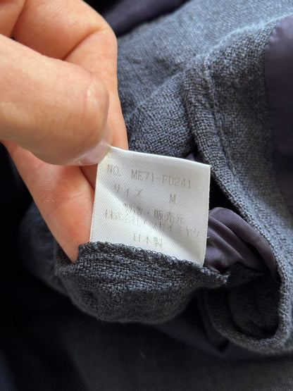 S/S 1997 Issey Miyake Linen Flax Distressed Three Pocket Jacket