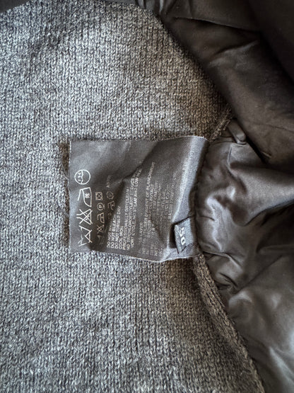 Prada Sport Grey Camo Full Zip Wool Jacket