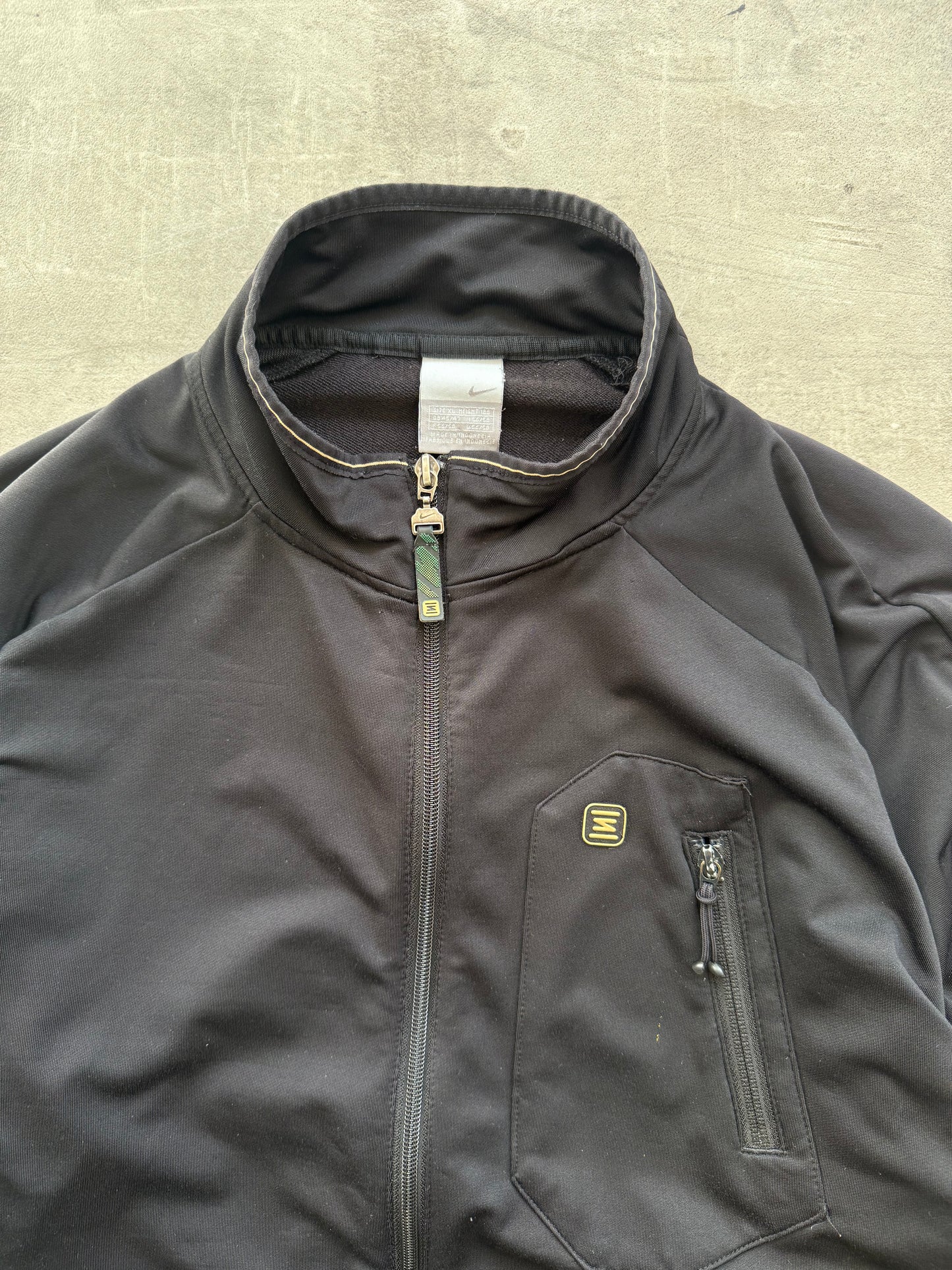 Rare 2000's Nike Shox Black Full Zip Sweatshirt