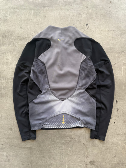 2005 Nike Sphere Tony Spackman Grey Toned Structured LS Top