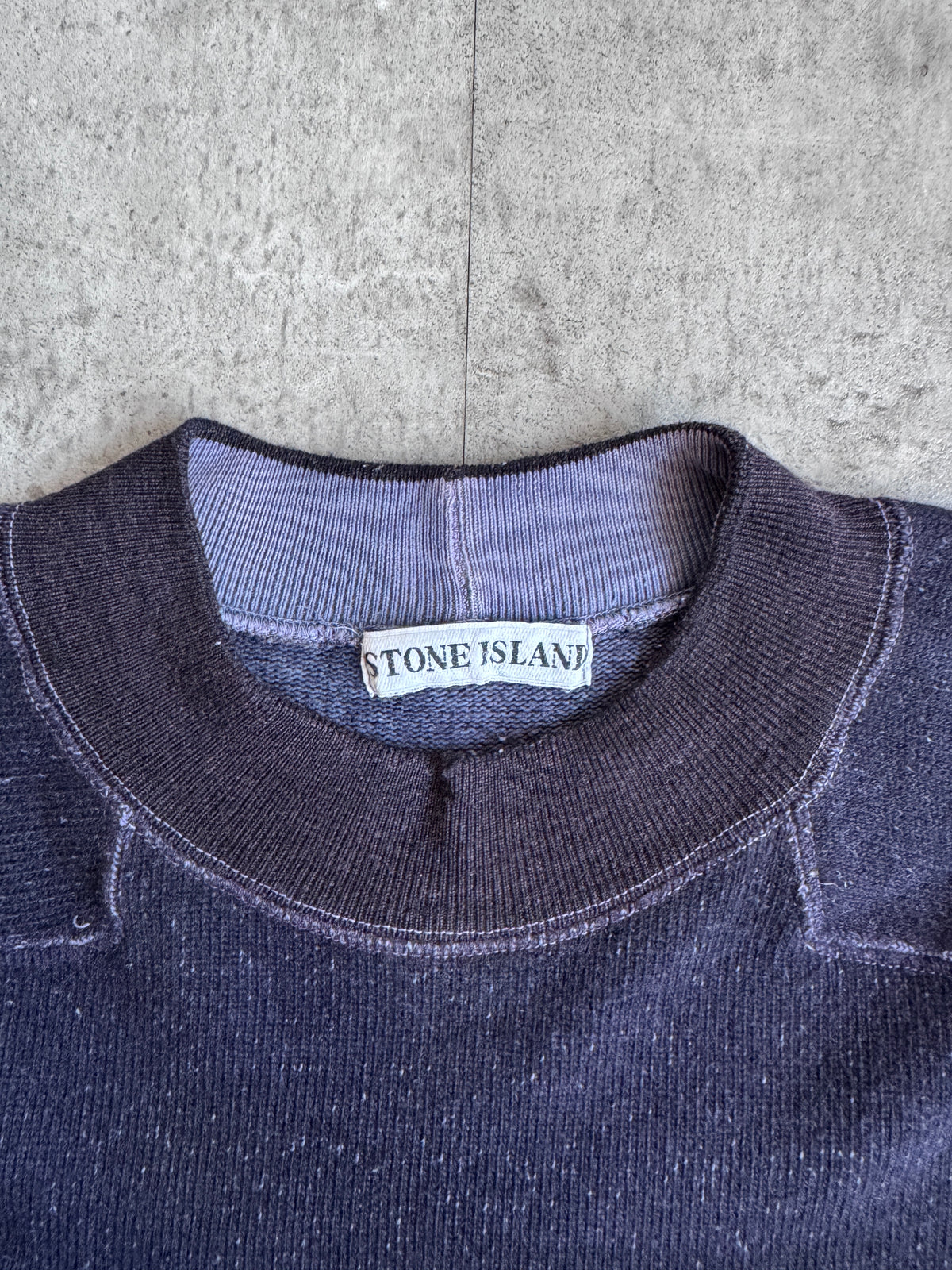 A/W 1989 Stone Island Centre Embroidered Knit Jumper