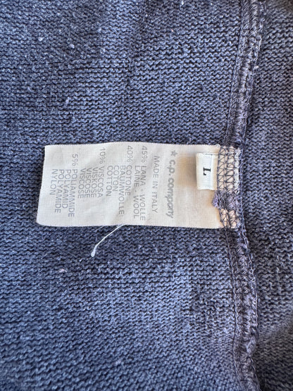 A/W 1989 Stone Island Centre Embroidered Knit Jumper