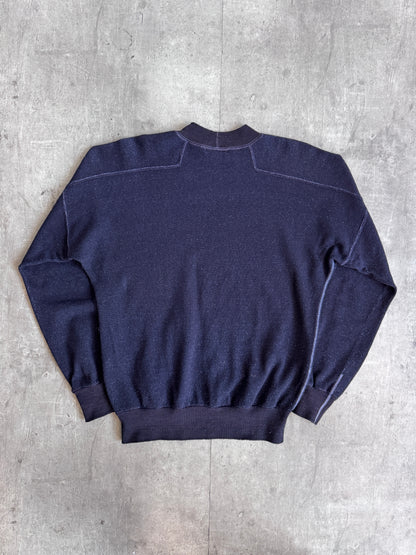 A/W 1989 Stone Island Centre Embroidered Knit Jumper