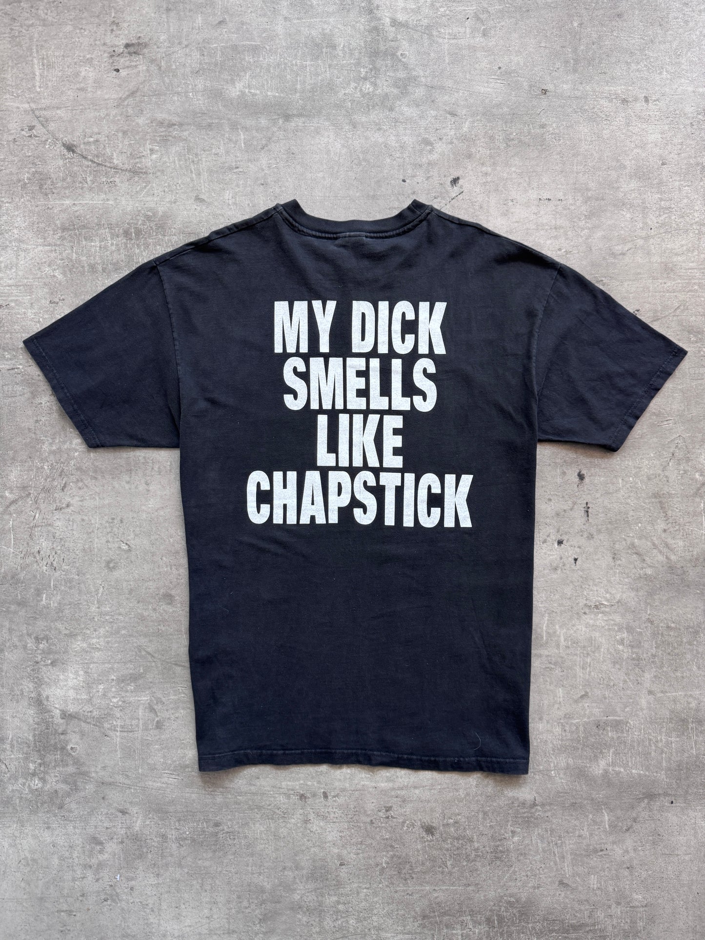 2000s Emily's Toy Box "CHAPSTICK" Back Print Graphic Tee