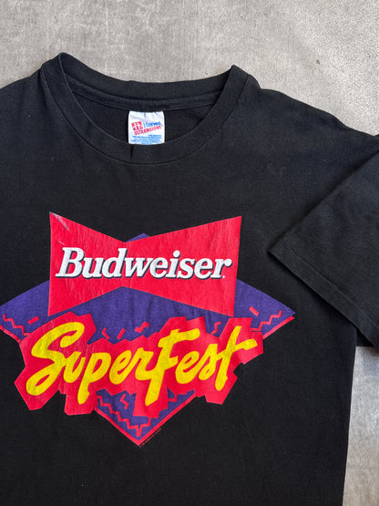 Budweiser SuperFest Concert 93' Hanes Cotton Graphic Tee