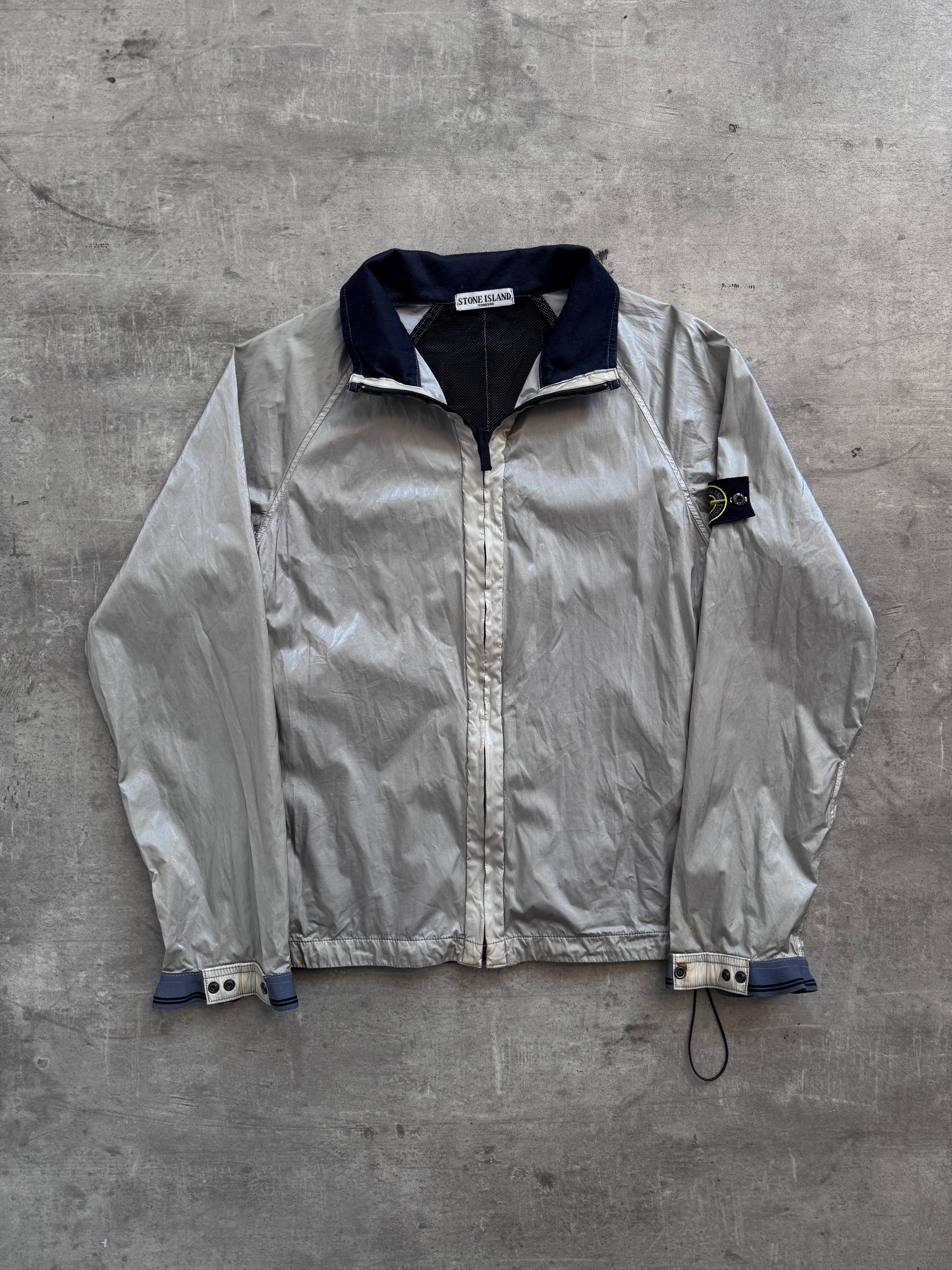 S/S 2008 Stone Island Grey Technical Spalmatura Jacket – Vintage