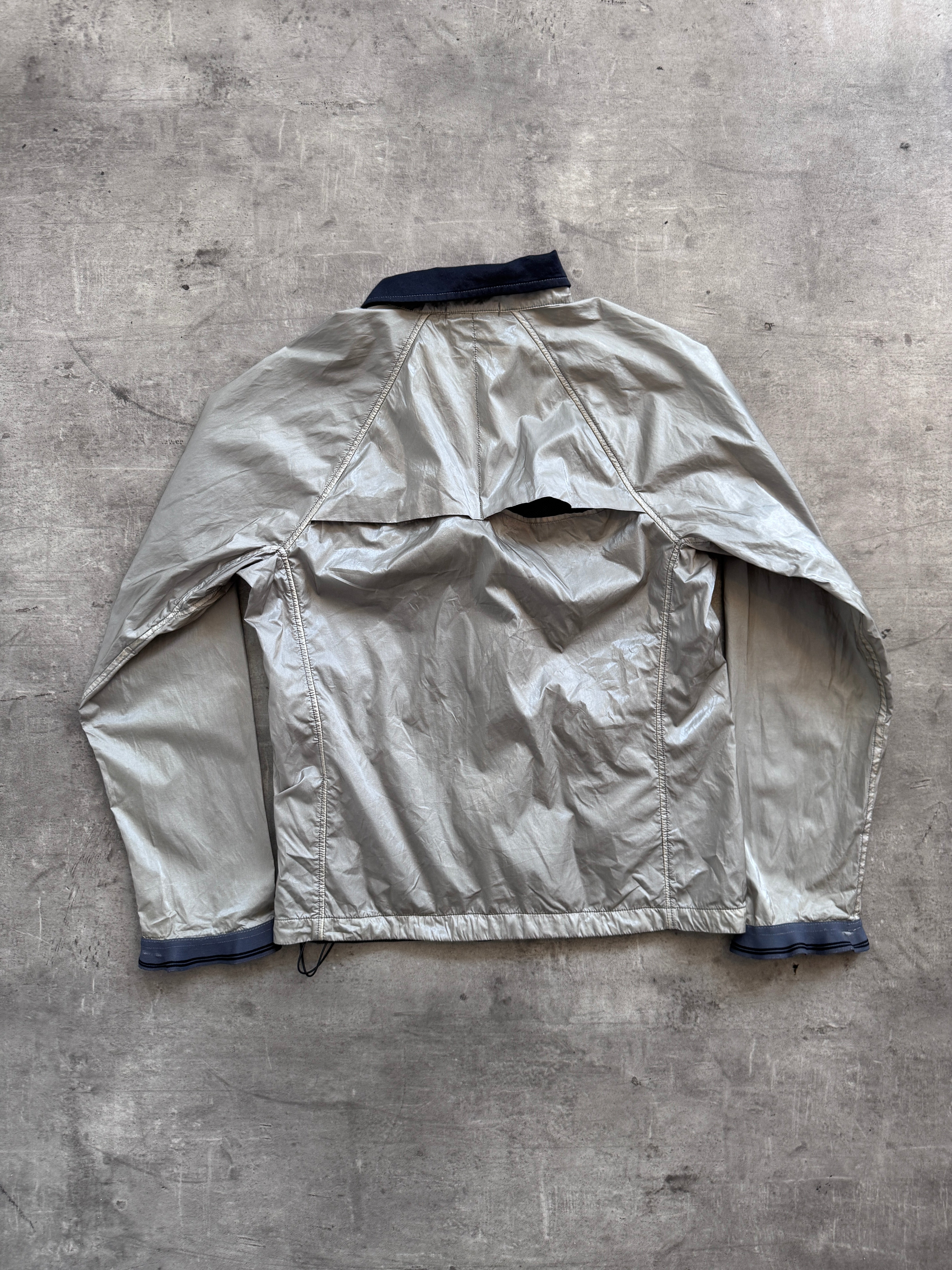 S/S 2008 Stone Island Grey Technical Spalmatura Jacket – Vintage
