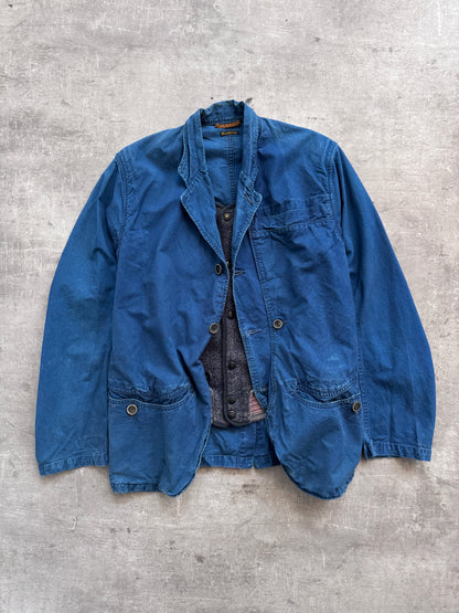 Kapital Garment Dyed Work Jacket W/ Modular Wool Gilet