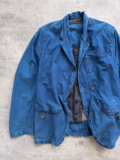 Kapital Garment Dyed Work Jacket W/ Modular Wool Gilet