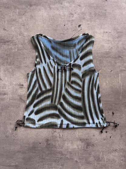 Issey Miyake Brushstroke Pleated Two-Piece Set