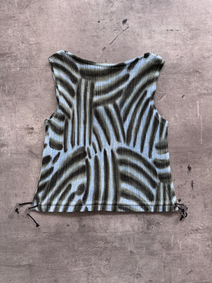 Issey Miyake Brushstroke Pleated Two-Piece Set