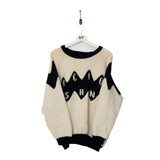 Moschino Jeans Spellout Abstract Sweater