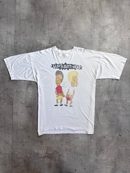 Beavus And Butthead 90s Distressed Graphic Tee