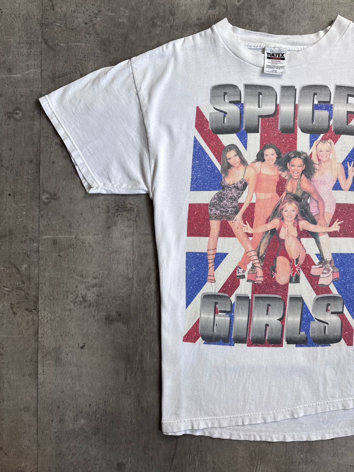The Spice Girls 98 Tour Tultex Cotton Graphic Tee