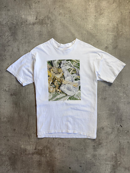 SS 2020 Supreme Jewelery & Money White Graphic Tee