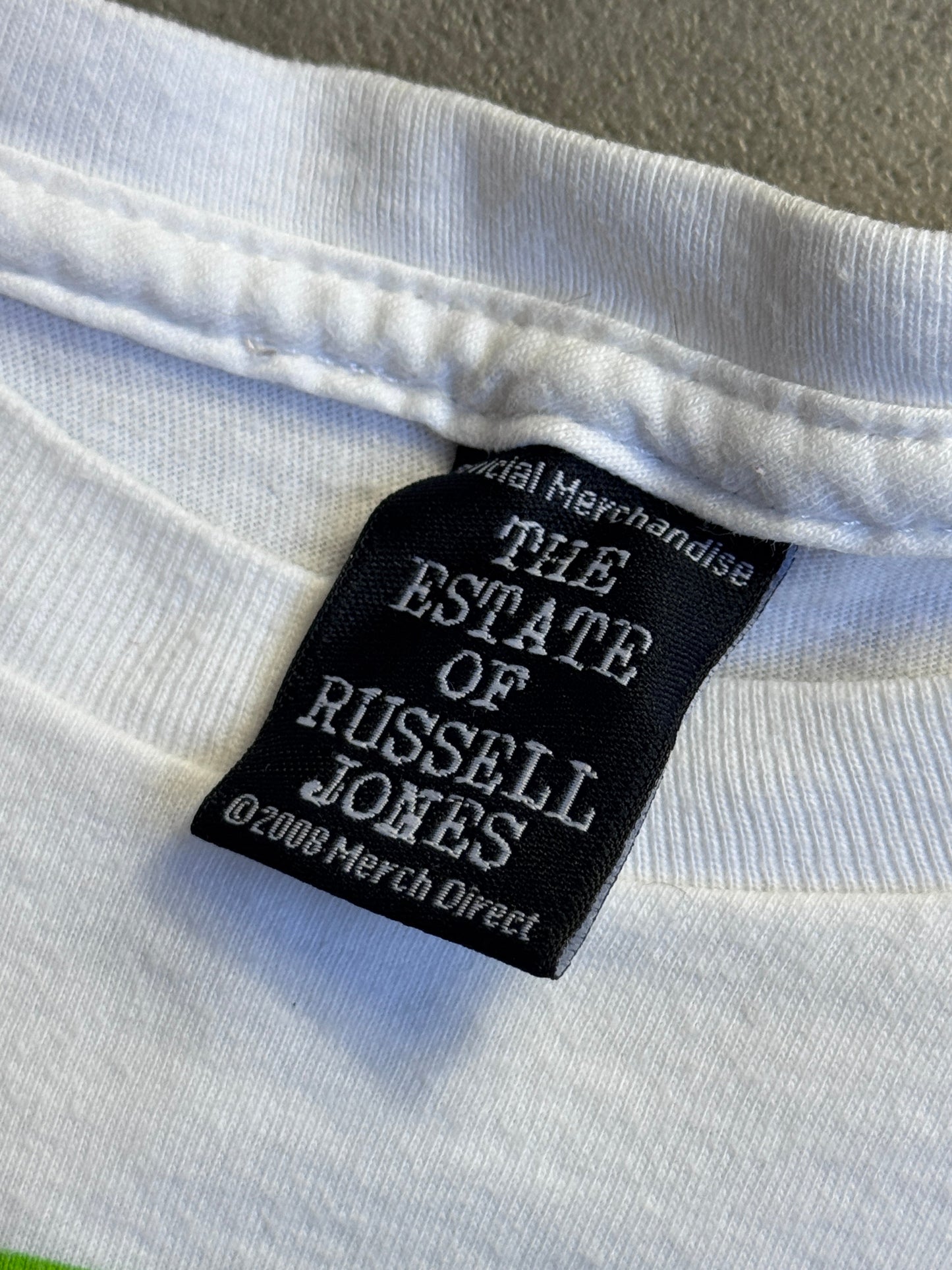 The Estate Of Russell Jones Ol' Dirty Bastard White Graphic tee