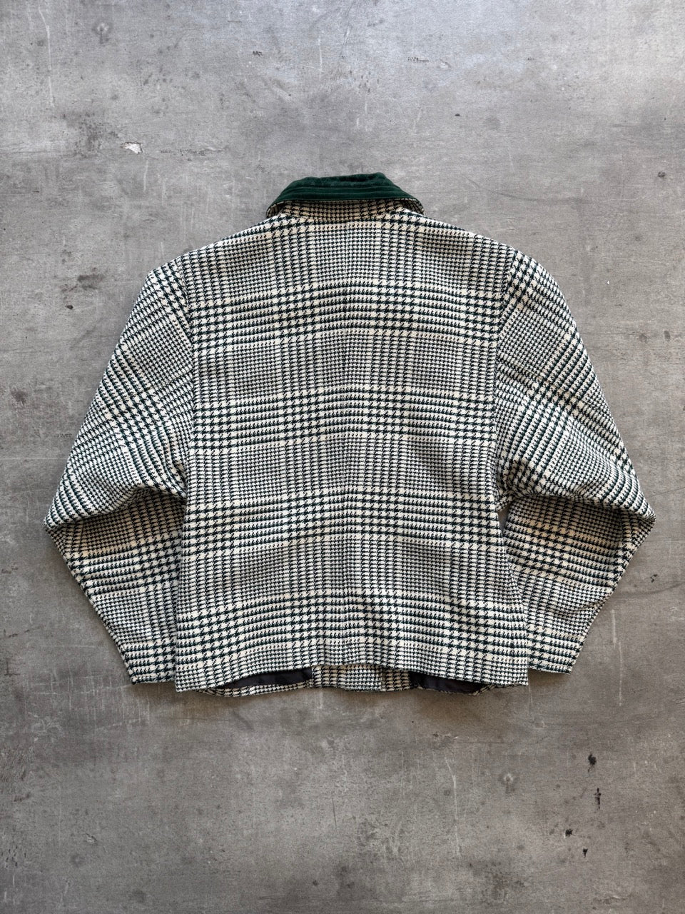 1980 Gianni Versace Wool Plaid Bomber