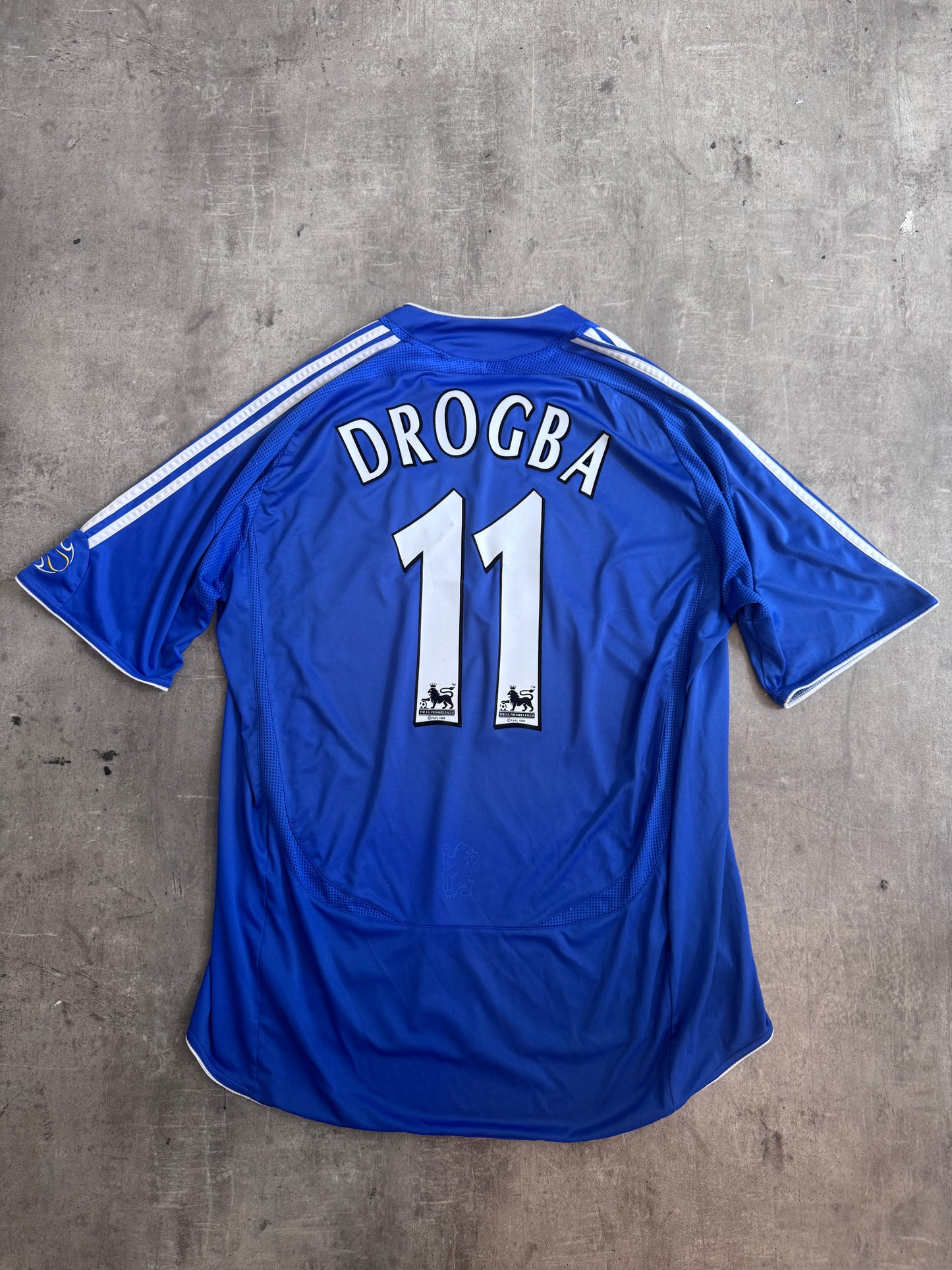 2006-08 Chelsea "Drogba 11" Adidas Home Football Shirt