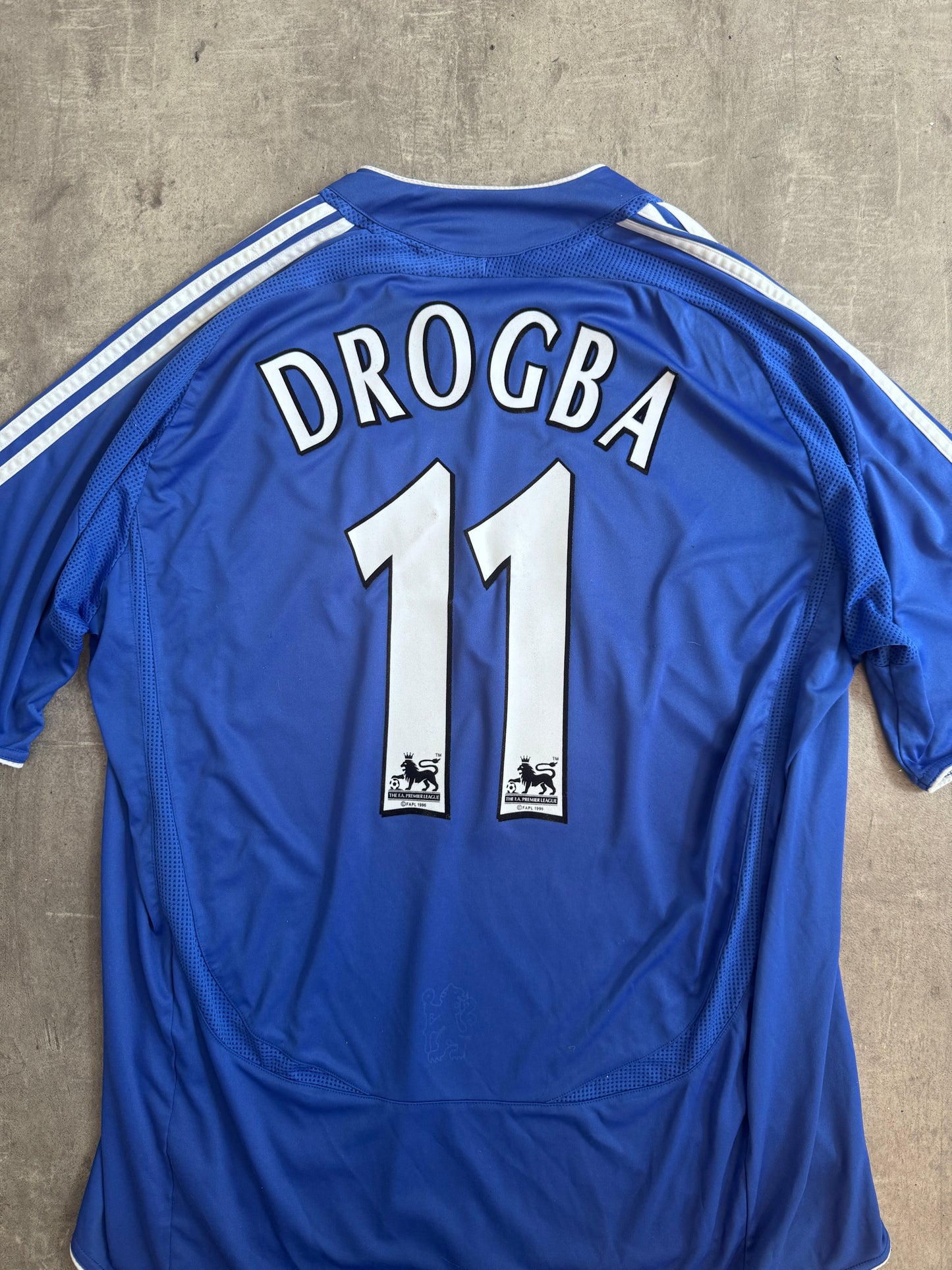 2006-08 Chelsea "Drogba 11" Adidas Home Football Shirt