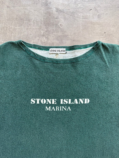S/S 1989 Stone island Marina Striped Tee