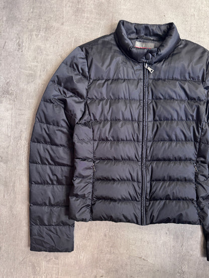 Prada Black Lightweight Nylon Down Puffer Jacket Art 290292