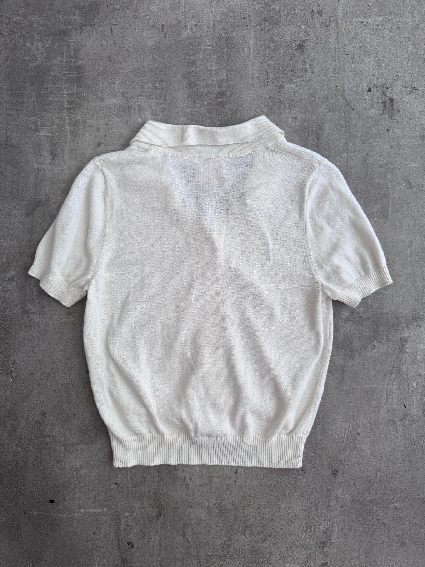 Vivienne Westwood Red Label Cream Orb Logo SS Cardigan
