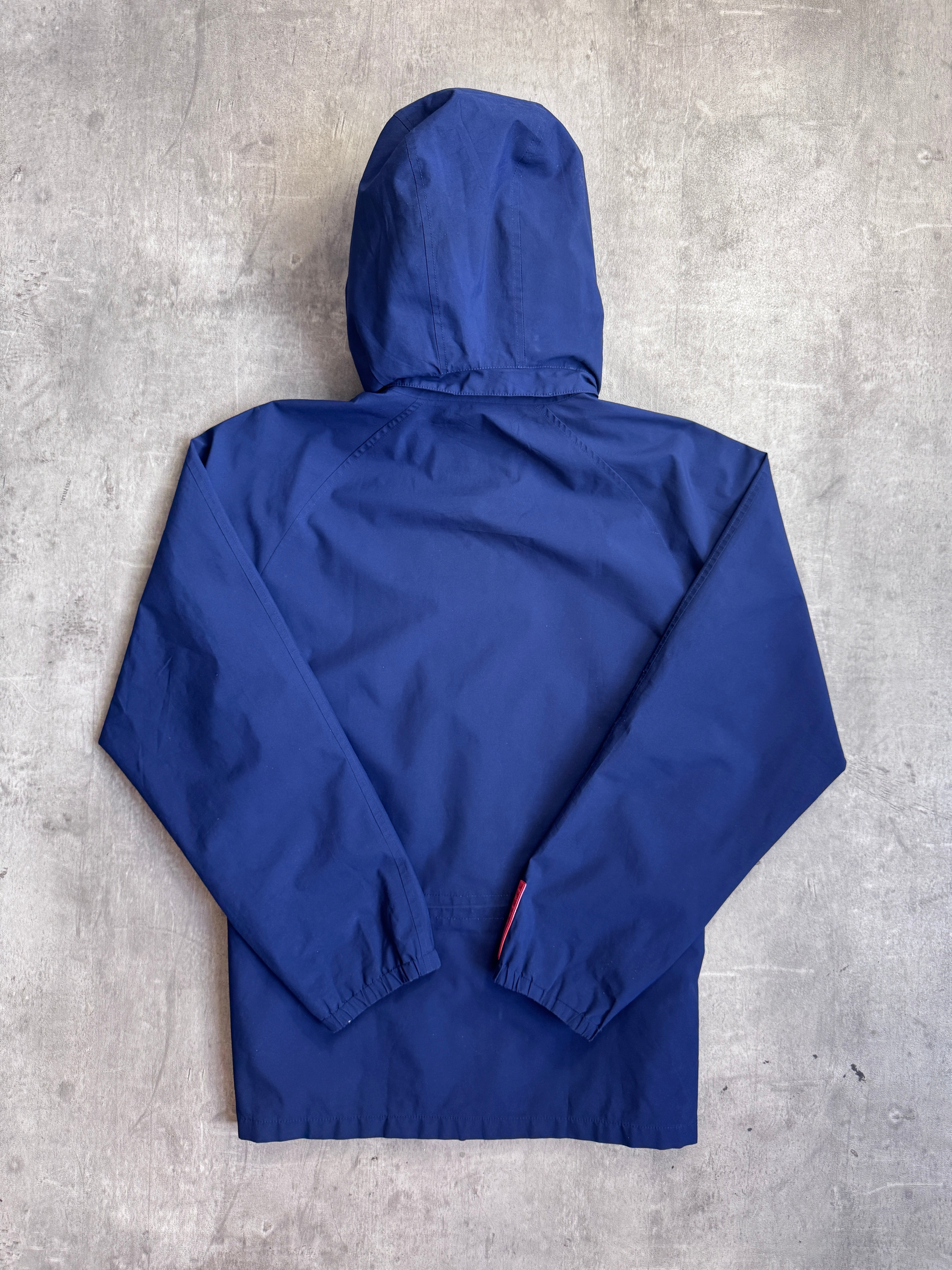 Prada Sport Goretex Navy Hooded Nylon Tech Jacket Art. SGV85 – Vintage