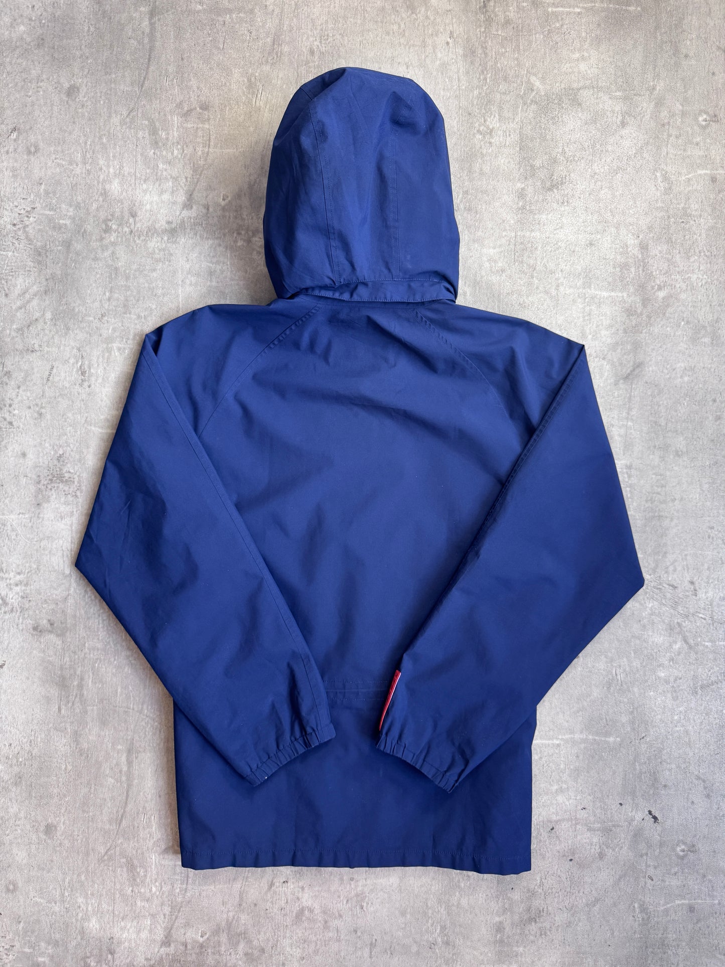 Prada Sport Goretex Navy Hooded Nylon Tech Jacket Art. SGV85