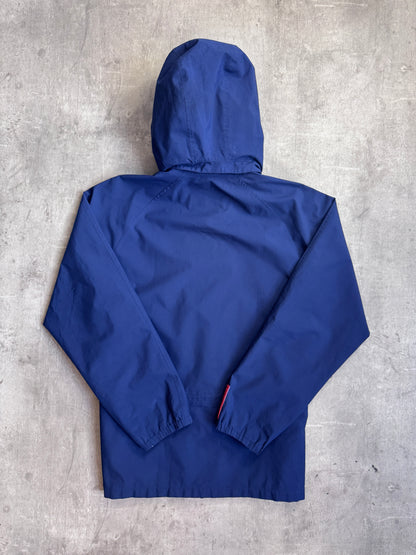 Prada Sport Goretex Navy Hooded Nylon Tech Jacket Art. SGV85